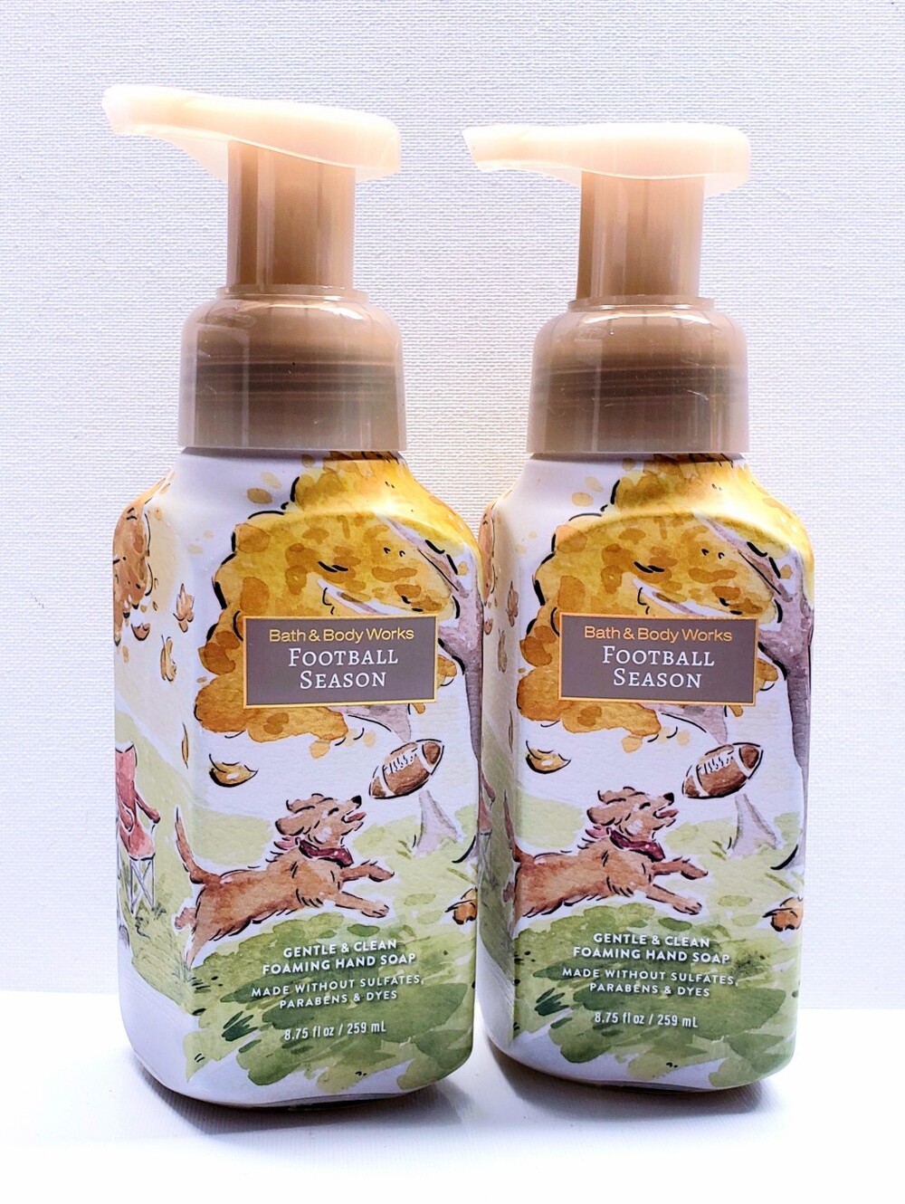 Bath & Body Works FOOTBALL SEASON Gentle & Clean Foaming Hand Soap (2 Pcs)